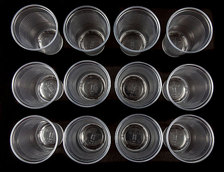 一次性杯子,塑料杯,透明,喝,杯子,塑料制品,垃圾