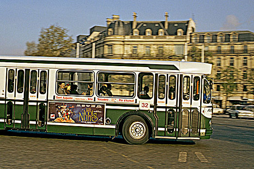 法国,巴黎,巴士