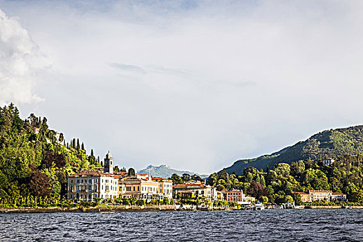 风景,科摩湖,意大利