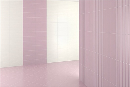 空,现代,浴室,紫色,砖瓦