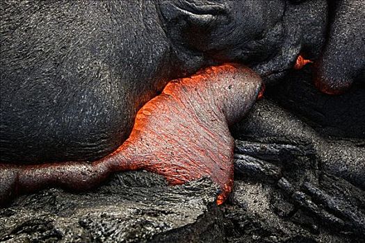 夏威夷,夏威夷大岛,夏威夷火山国家公园,熔岩,基拉韦厄火山