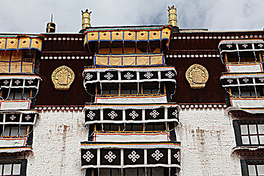西藏布达拉宫细部