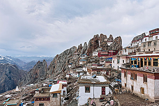 山村,西藏,中国