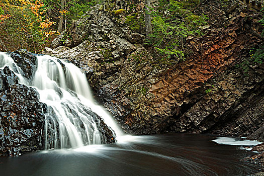 瀑布,新斯科舍省,加拿大