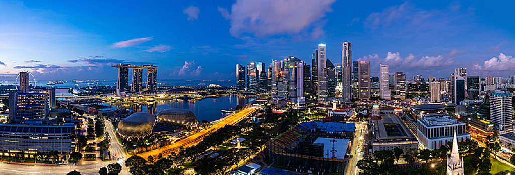 新加坡城市夜景