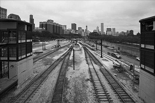 火车站,城市,芝加哥,伊利诺斯,美国