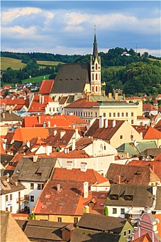捷克,克鲁姆洛夫,捷克共和国,教堂,圣维特大教堂