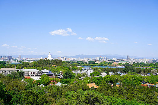 北京北海公园远景