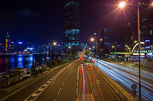 红磡夜景