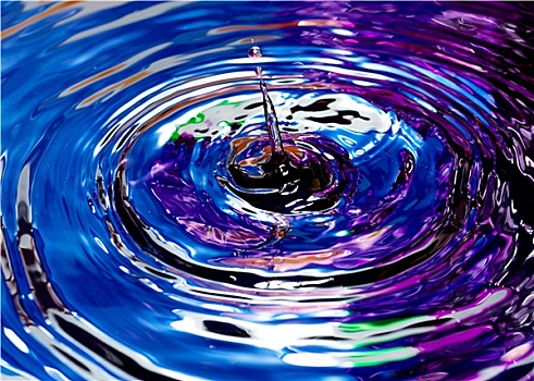 水滴,抽象,彩色,过滤