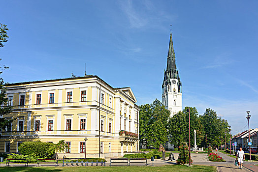 市政厅,圣母升天大教堂,圣母玛利亚,斯洛伐克