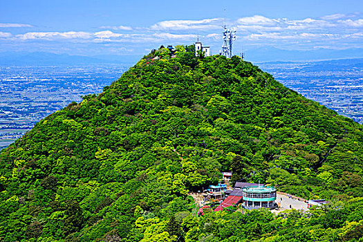 山峰,车站,山,缆车