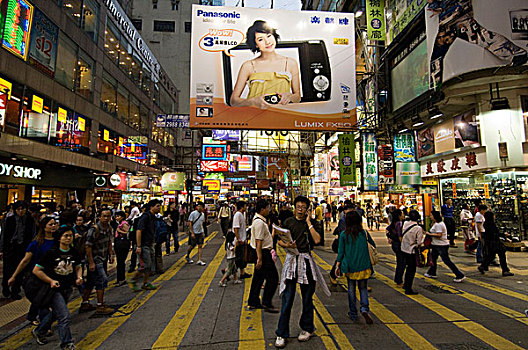 街道,地区,九龙,香港,亚洲