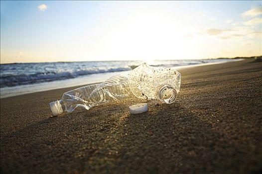 夏威夷,瓦胡岛,水瓶,海滩