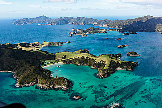风景,岛屿湾,北岛,新西兰