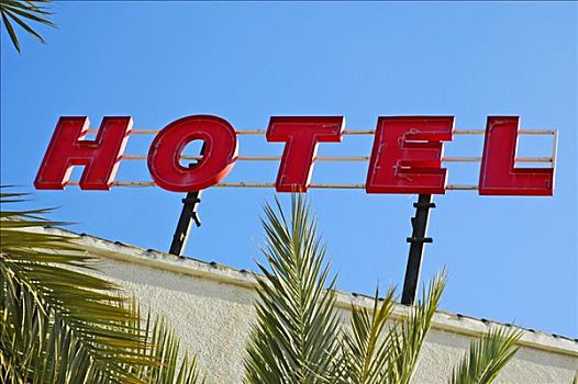 红色,标识,酒店,信息,文字,白色海岸,西班牙