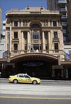 剧院,街道,音乐,防护,历史建筑,墨尔本,维多利亚,澳大利亚