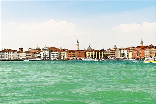 天际线,威尼斯城,泻湖