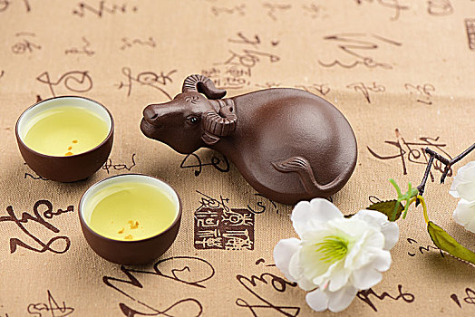 紫砂茶壶茶杯茶具方壶茶文化茶艺茶宠水牛