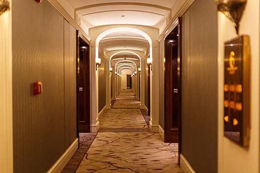 上海豪华酒店走廊设计