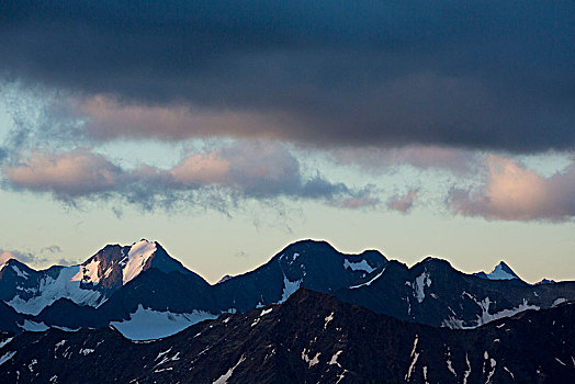 风景,阿尔卑斯山,提洛尔,奥地利