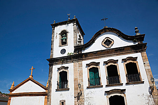 小教堂,丽塔,殖民地,城镇,巴拉提,格斯塔佛得角,巴西,南美