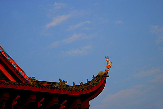 重庆僧官寺建筑屋顶
