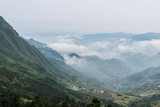 重庆万盛黑山谷美丽山乡风光