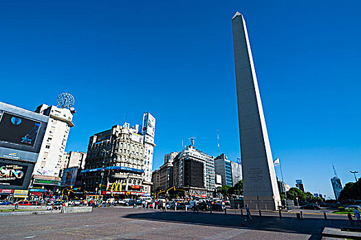 方尖塔,广场,布宜诺斯艾利斯,阿根廷,南美