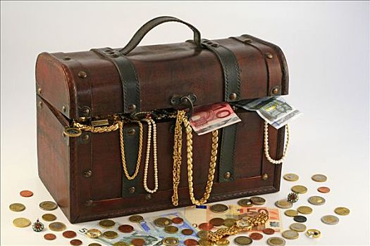 宝箱,饰品,硬币,货币