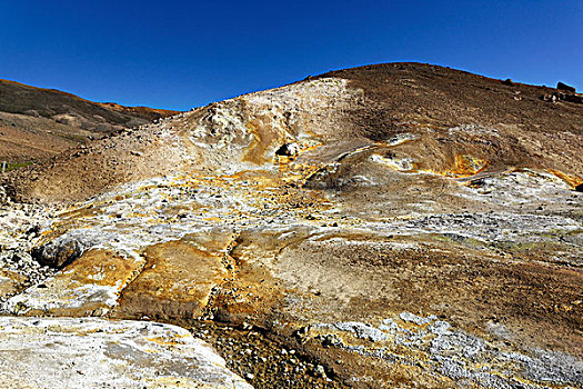 火山地貌,米湖,冰岛,欧洲