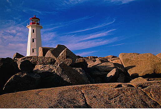 灯塔,佩姬湾,新斯科舍省,加拿大