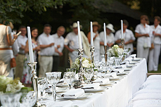 婚宴餐桌,白色,婚礼,客人,背景