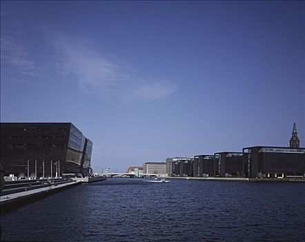 瑞典北欧联合银行,河,码头
