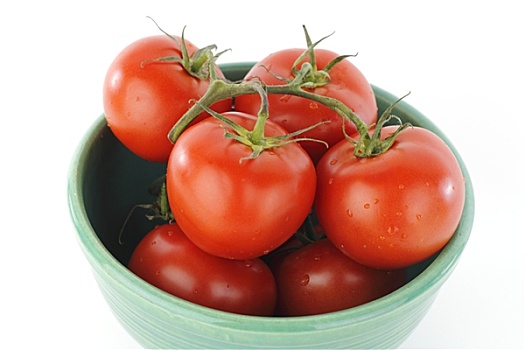 西红柿,藤蔓,碗