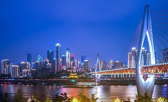 重庆城市建筑天际线