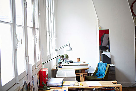 书桌,创意工作室