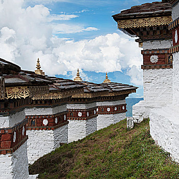 建筑细节,廷布,地区,不丹