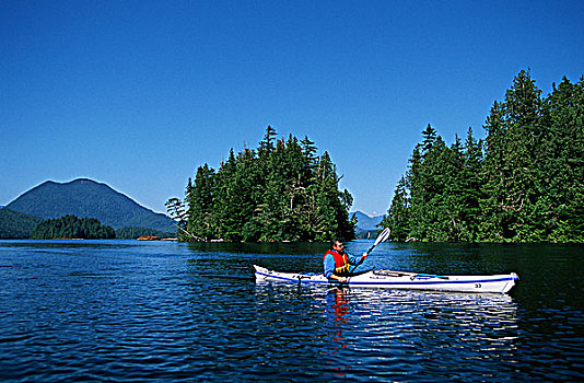 皮划艇手,格里夸湾,不列颠哥伦比亚省,加拿大