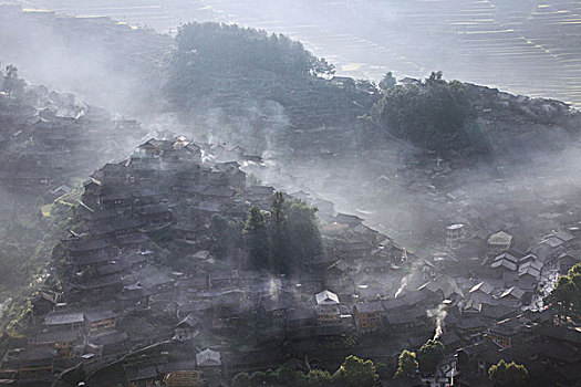 贵州雷山县西江千户苗寨