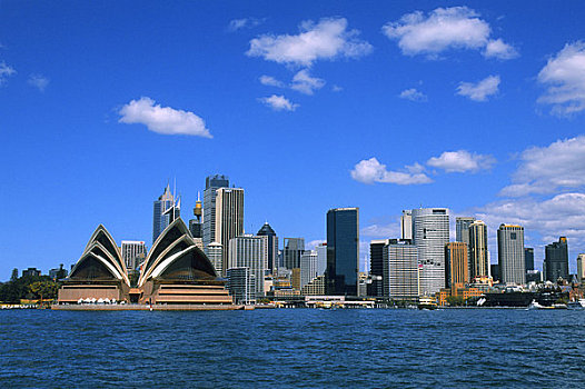 澳大利亚,悉尼,剧院,城市天际线