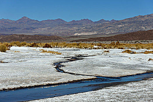 地壳,盐,死亡谷国家公园,加利福尼亚,美国