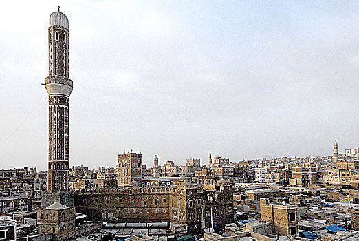 也门,萨那,城市