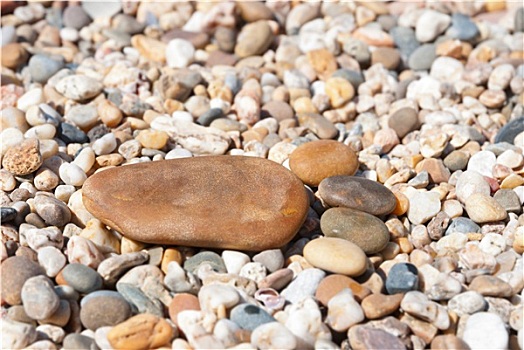 石头,脚,海滩