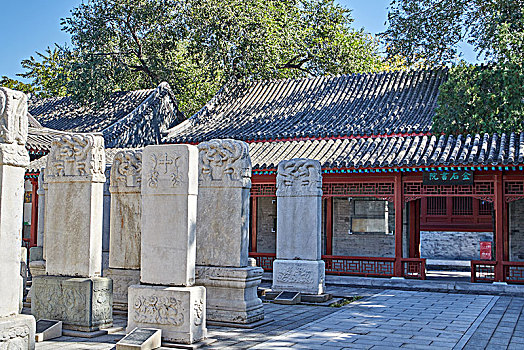 北京石刻艺术博物馆内的石碑