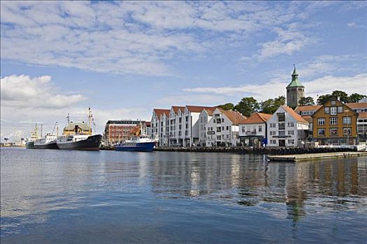 船,码头,斯塔万格,欧洲,首府,文化,2008年,挪威