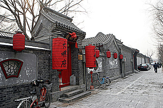 北京四合院仿古建筑