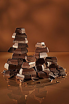 堆积,巧克力