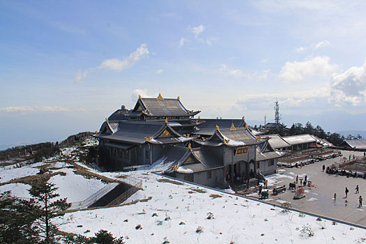 峨眉山,金顶