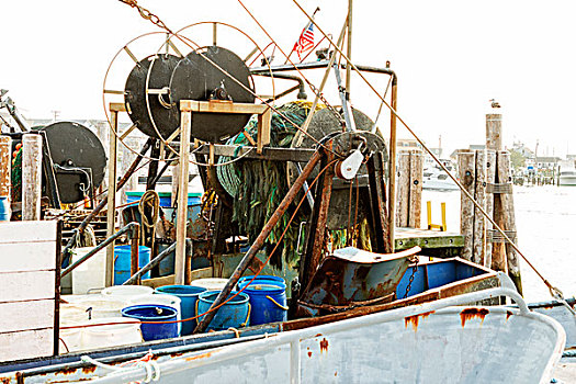 渔业,船,设备
